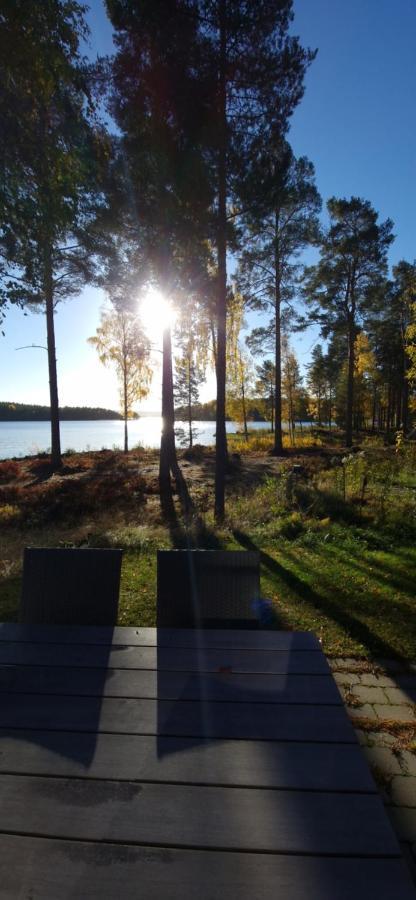 Lakeside Log Cabin Fraemby Udde فالون المظهر الخارجي الصورة