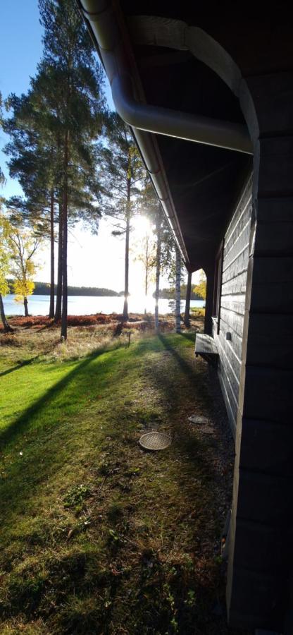 Lakeside Log Cabin Fraemby Udde فالون المظهر الخارجي الصورة