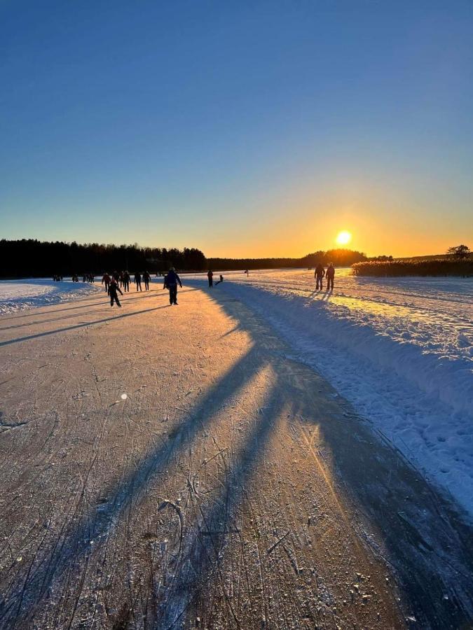Lakeside Log Cabin Fraemby Udde فالون المظهر الخارجي الصورة